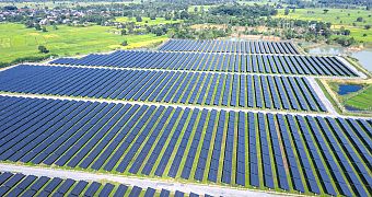 Solar park in Thailande